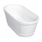 Aqua Eden 59.81 L, 28.56 W, Glossy White/Matte White, Solid Surface White Stone VRTDE612922 - alternate 1